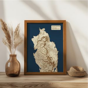 Quiraing & the Trotternish Ridge, Isle of Skye - Laser Map