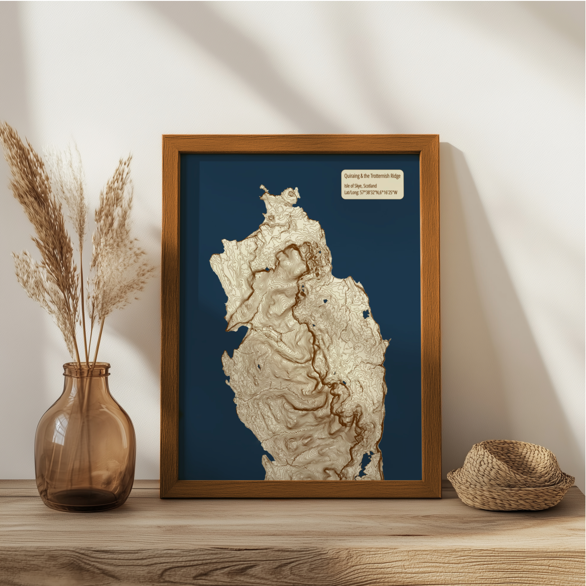 Quiraing & the Trotternish Ridge, Isle of Skye - Laser Map