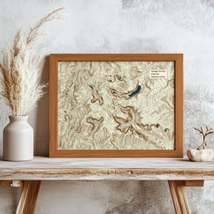 Lochnagar, Glen Clova & Glen Shee - Laser Map